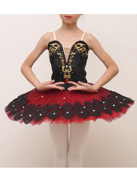 Vestito Tutù Saggio Danza Donna Ragazza Bambola Carmen Kitri Tutu DANC267